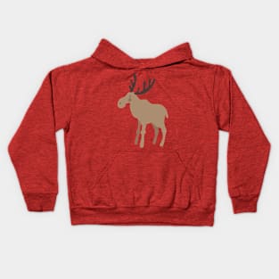 Christmas Moose Kids Hoodie